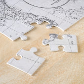 地図: 予約1888年 ジグソーパズル (側面)