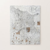 地図: 予約1888年 ジグソーパズル (縦)