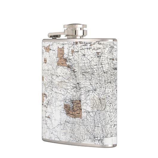 地図: 予約1888年 フラスク (左)