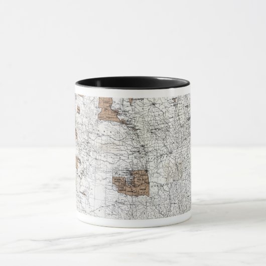 地図: 予約1888年 マグカップ (中央)