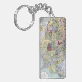 地図: 予約1892年 キーホルダー (正面左)