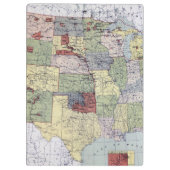 地図: 予約1892年 クリップボード (裏面)