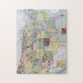 地図: 予約1892年 ジグソーパズル (縦)