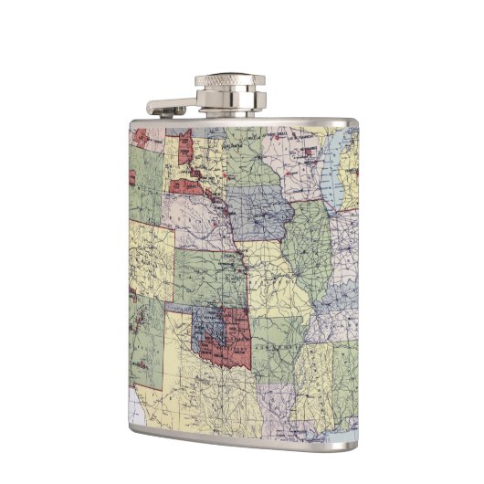 地図: 予約1892年 フラスク (左)