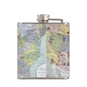 地図: 予約1892年 フラスク (裏面)