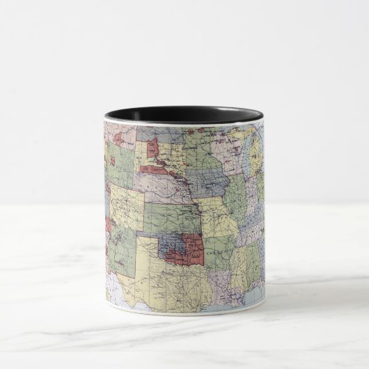 地図: 予約1892年 マグカップ (中央)