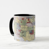 地図: 予約1892年 マグカップ (正面左)