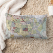 地図: 予約1892年 ランバークッション (ブランケット)