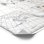 地図：予約、1888年 ポスター (角)