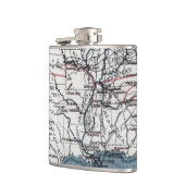 地図: 内戦1861年 フラスク (左)