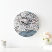 地図: 内戦1861年 ラージ壁時計 (ホーム)