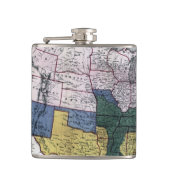 地図: 内戦1864年 フラスク (正面)