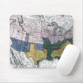 地図: 内戦1864年 マウスパッド (マウス)