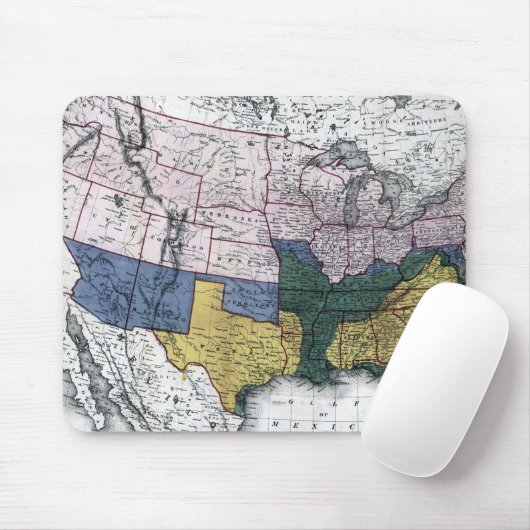 地図: 内戦1864年 マウスパッド (マウス)