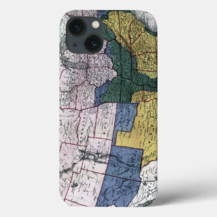 地図: 内戦1864年 iPhone 13ケース