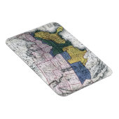 地図：内戦， 1864 マグネット (右側)