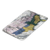 地図：内戦， 1864 マグネット (左側)