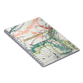 地図: 北アメリカ1742年 ノートブック (右側)