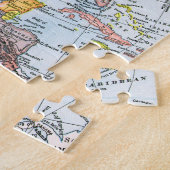 地図: 北アメリカ1890年 ジグソーパズル (側面)