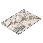 地図: 北アメリカ、C1700 ノートブック (左側)