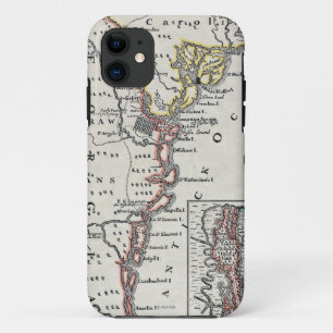 地図: 北アメリカ、C1700 iPhone 11 ケース