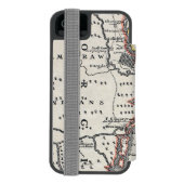 地図: 北アメリカ、C1700 INCIPIO iPhoneウォレットケース (フォリオ裏面)