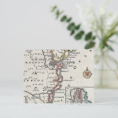 地図：北アメリカC1700 ポストカード (スタンド正面)