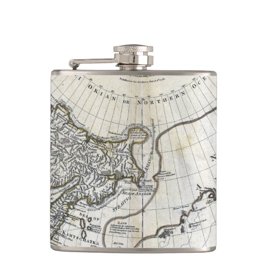 地図: 北太平洋 フラスク (正面)