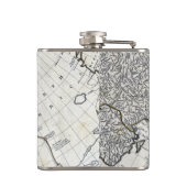 地図: 北太平洋 フラスク (裏面)