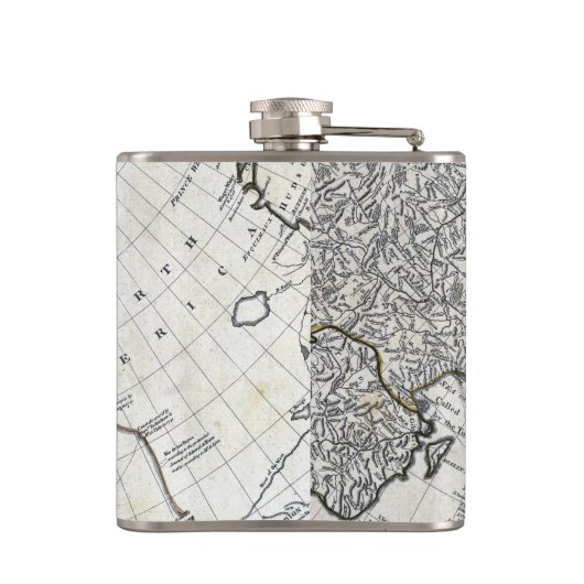 地図: 北太平洋 フラスク (裏面)