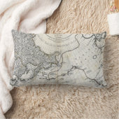 地図: 北太平洋 ランバークッション (ブランケット)