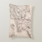 地図: 北東米国 アクセントクッション (裏面(縦))