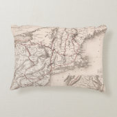 地図: 北東米国 アクセントクッション (裏面)