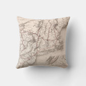 地図: 北東米国 クッション (裏面)