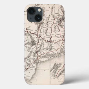 地図: 北東米国 iPhone 13ケース