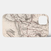 地図: 北東米国 Case-Mate iPhoneケース (裏面 (横))
