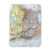 地図：北米1890年 マグネット (縦)