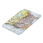 地図：北米1890年 マグネット (左側)