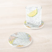 地図: 大西洋の旅行 コースター (側面)