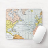 地図: 大西洋の旅行 マウスパッド (マウス)
