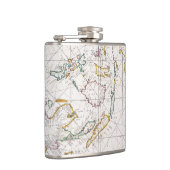 地図: 東のインディ1670年 フラスク (右)