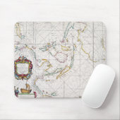 地図: 東のインディ1670年 マウスパッド (マウス)