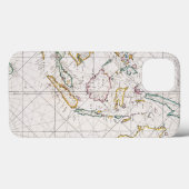 地図: 東のインディ1670年 Case-Mate iPhoneケース (裏面 (横))