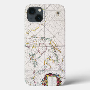 地図: 東のインディ1670年 iPhone 13ケース