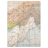 地図: 東のカナダ クリップボード (裏面)
