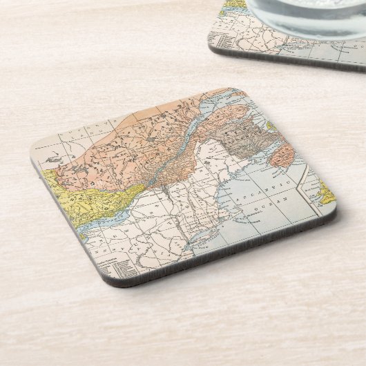 地図: 東のカナダ コースター (左側)