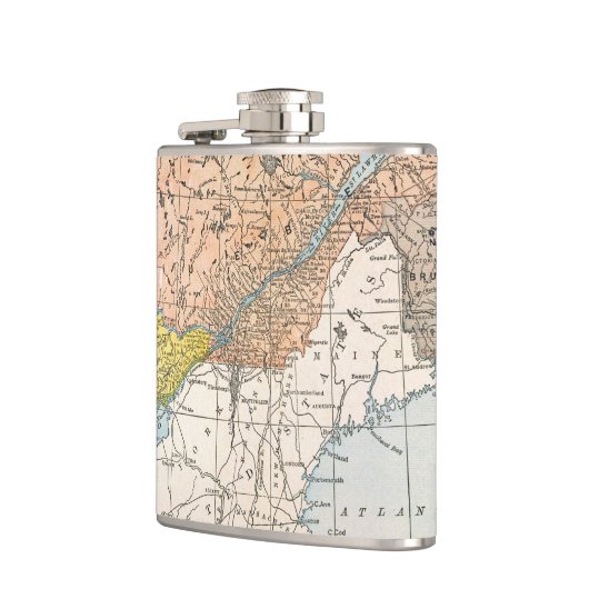 地図: 東のカナダ フラスク (左)