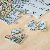 地図: 東アジア1907年 ジグソーパズル (側面)