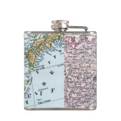 地図: 東アジア1907年 フラスク (裏面)