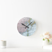 地図: 東アジア1907年 ラウンド壁時計 (ホーム)